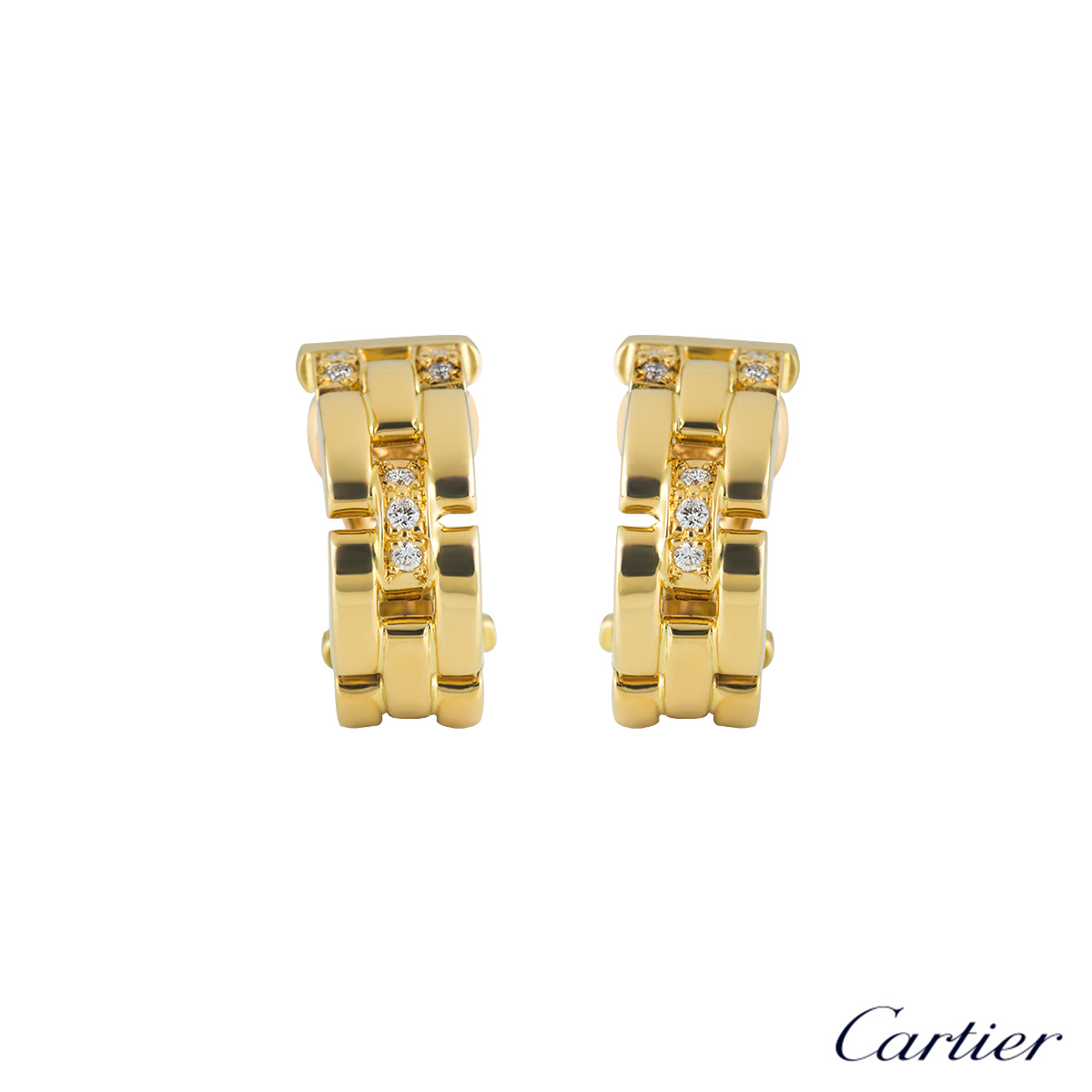 cartier maillon earrings